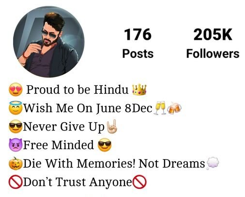 Kattar Hindu Bio For Instagram