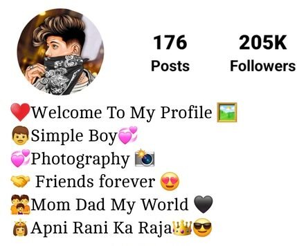 Instagram bio hindi