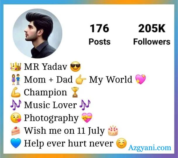 Yadav Attitude Instagram Bio